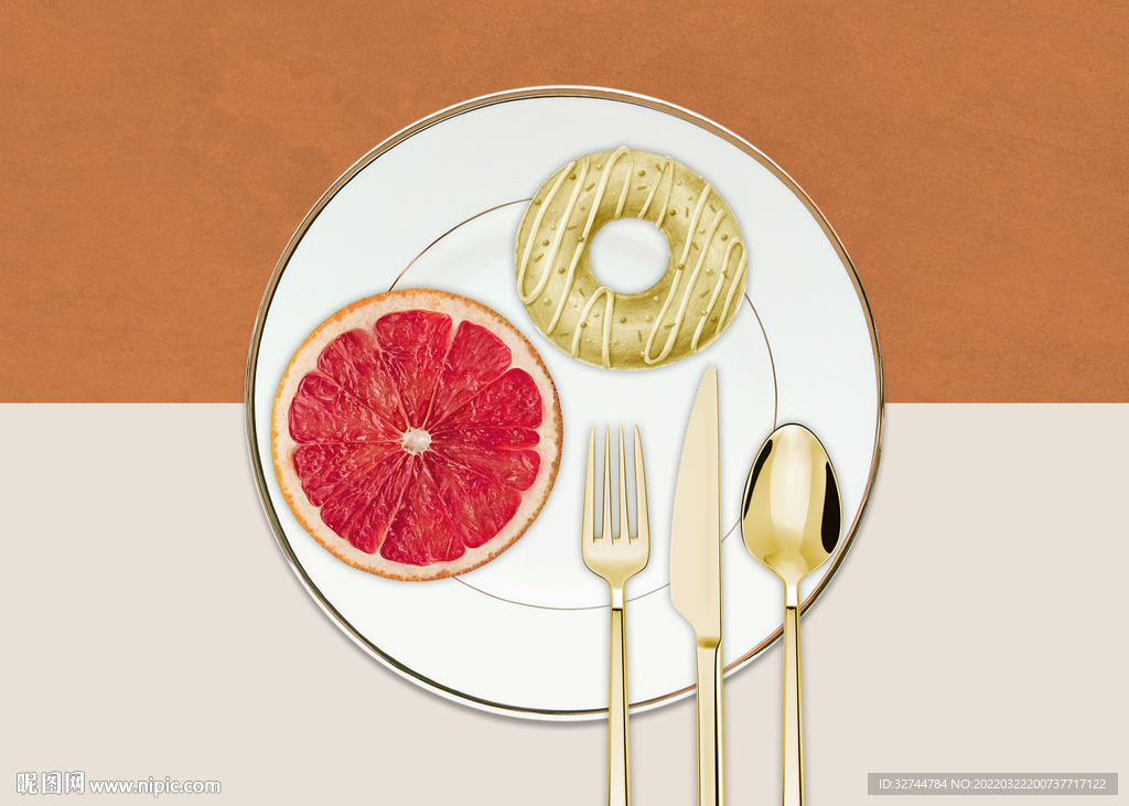 餐厅餐具装饰画