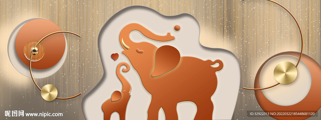 大象立体几何三联画