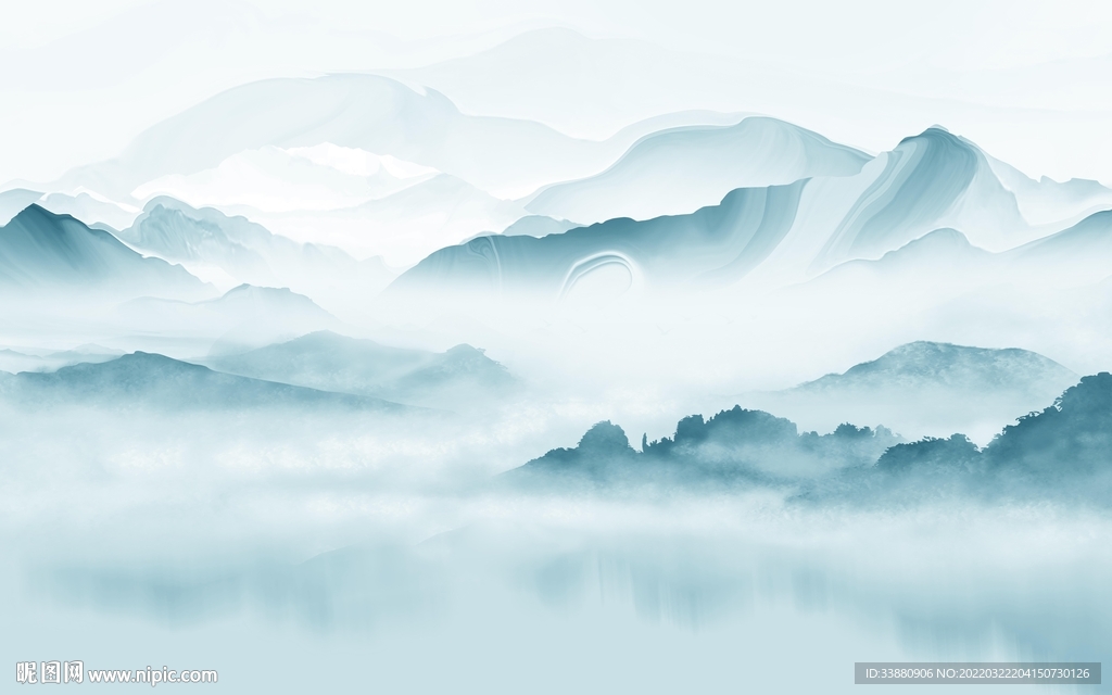 人气 新款别墅山水 tif分层