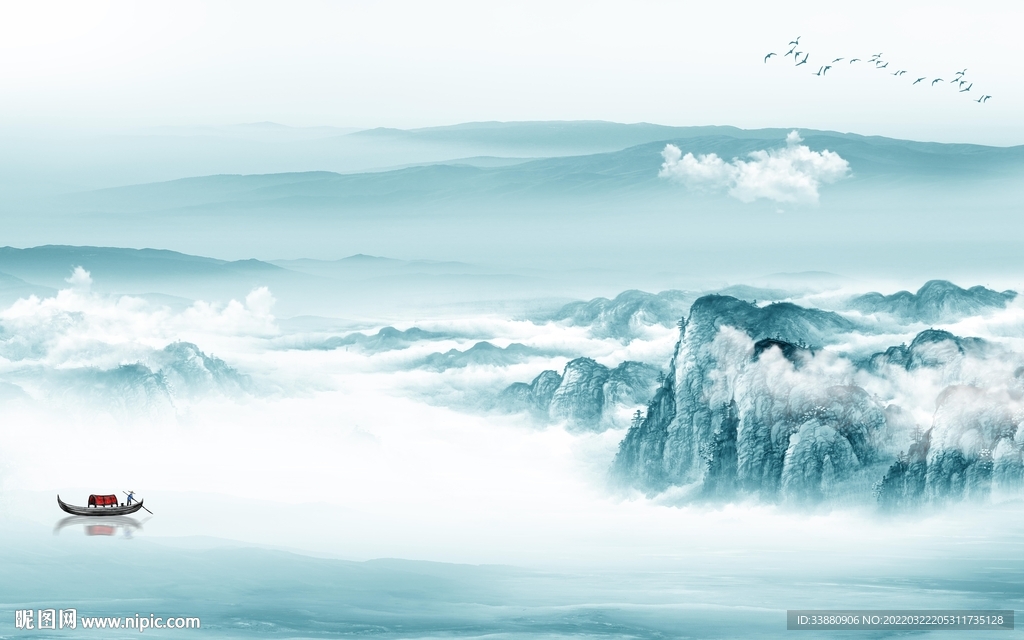 大气新款别墅山水 tif分层