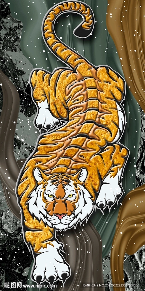 猛虎下山中式玄关