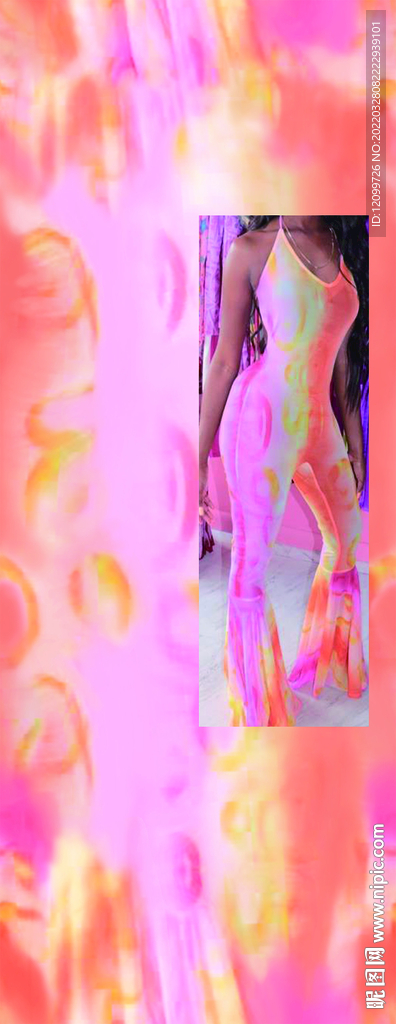 数码印花扎染嘴巴印