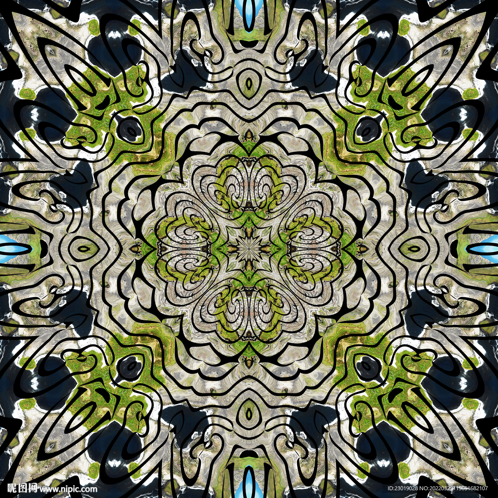 欧式华丽圆形吊顶壁画天顶画