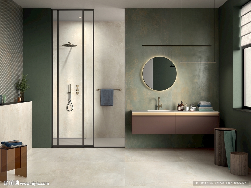 卫生间瓷砖效果图