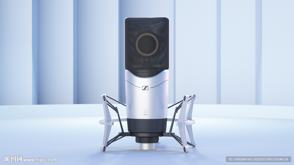 话筒麦克风电脑电容式录音麦克风