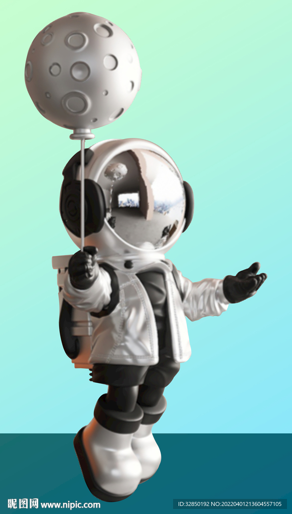 太空人插画宇航员设计图