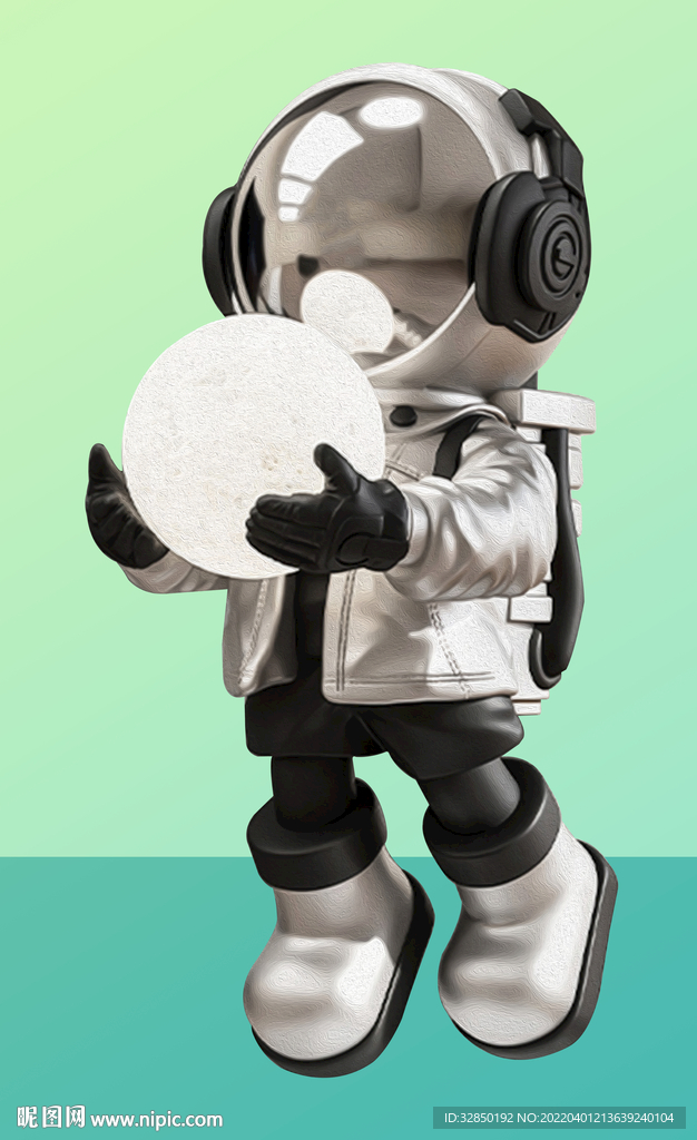 太空人设计图宇航员插画