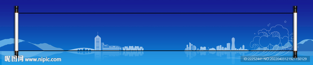 蓝色渐变公司背景