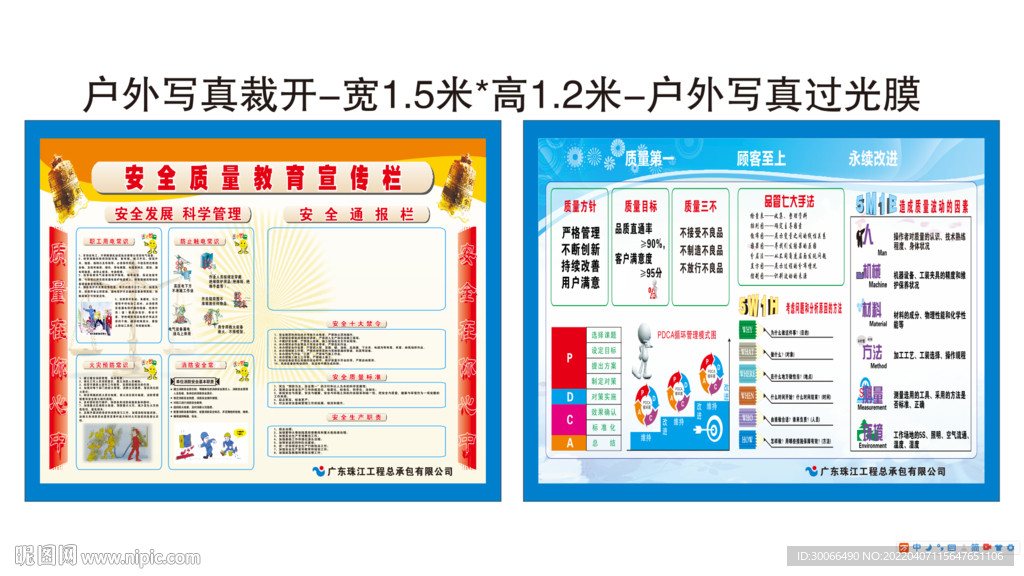 安全宣传栏  质量宣传