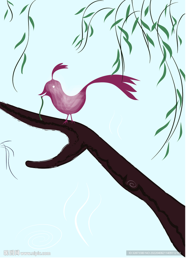 原创手绘风景插画