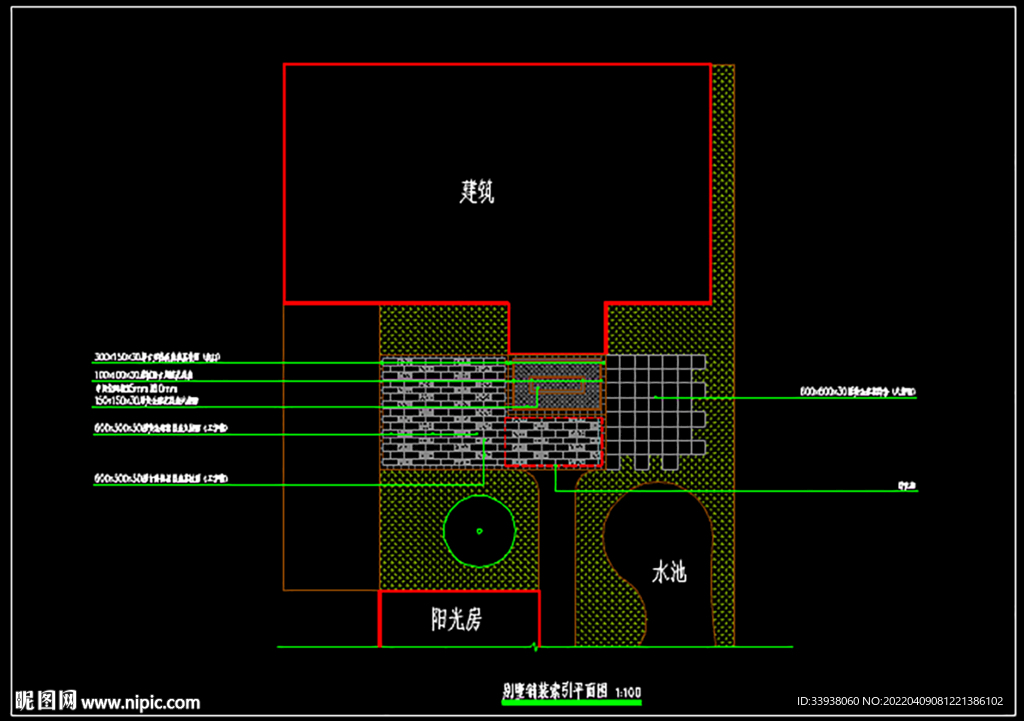 别墅景观平面图