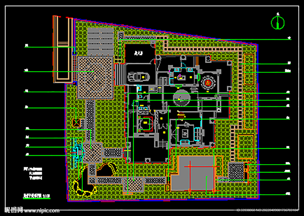 别墅景观效果图