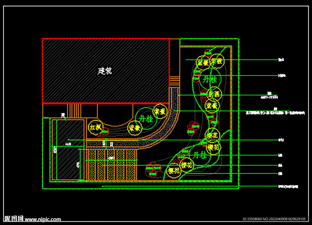 别墅景观平面图