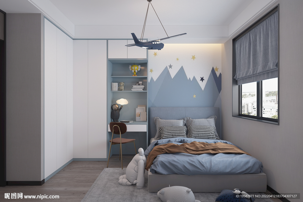 儿子房设计效果图模型