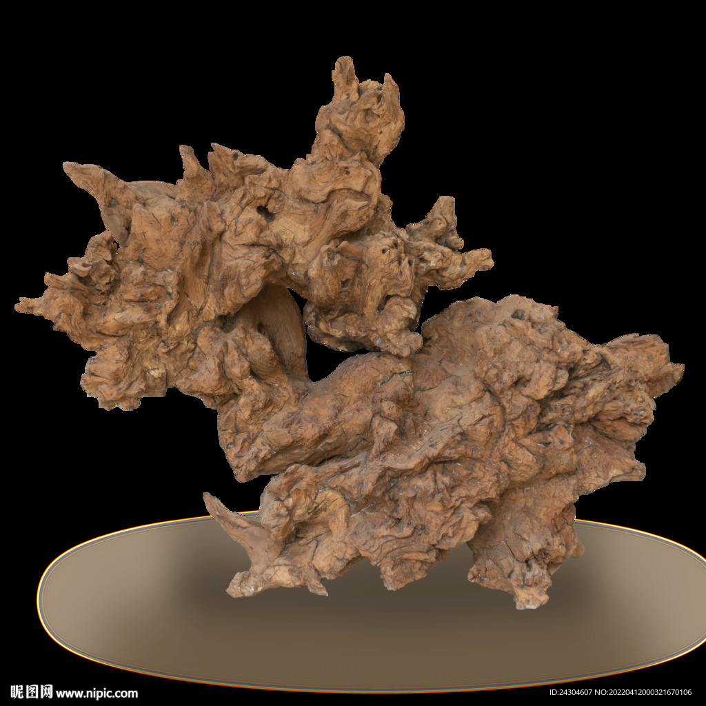 木雕根雕摆件PSD