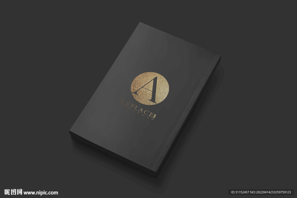 黑色画册样机