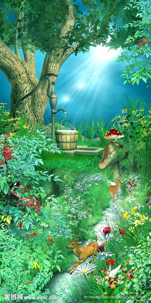 梦幻森林3D玄关