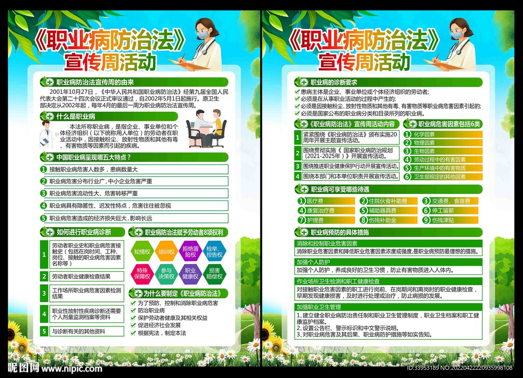 2022年职业病彩页