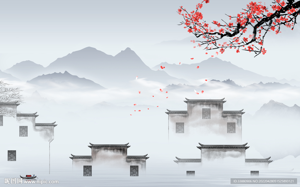 高清 高档风景山水 tif分层