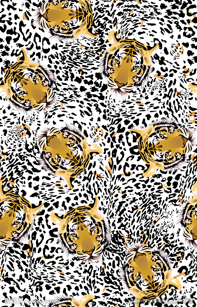 豹纹 老虎 斑点