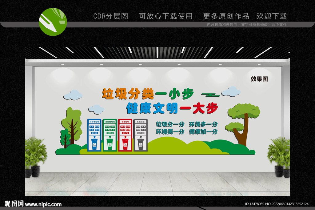 垃圾分类文化墙