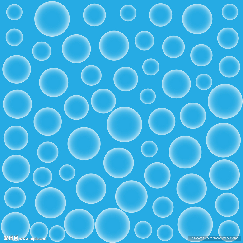 蓝色泡泡