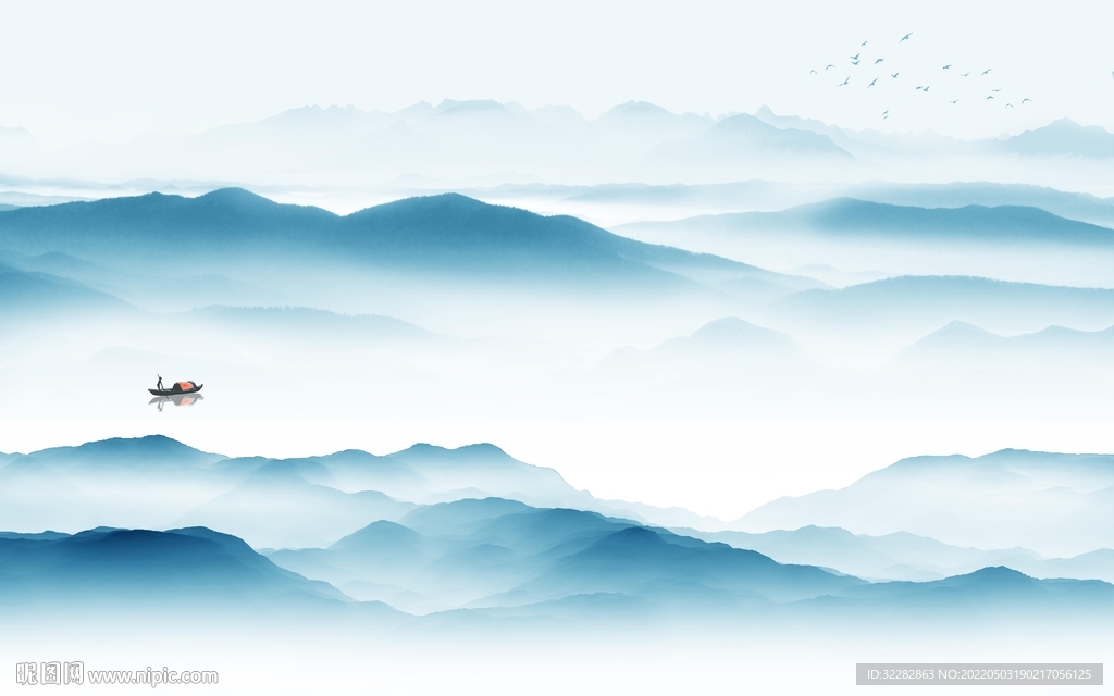 最新电视客厅山水 TIF分层