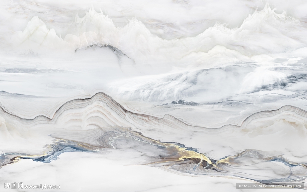 石纹高端山水背景 tif分层