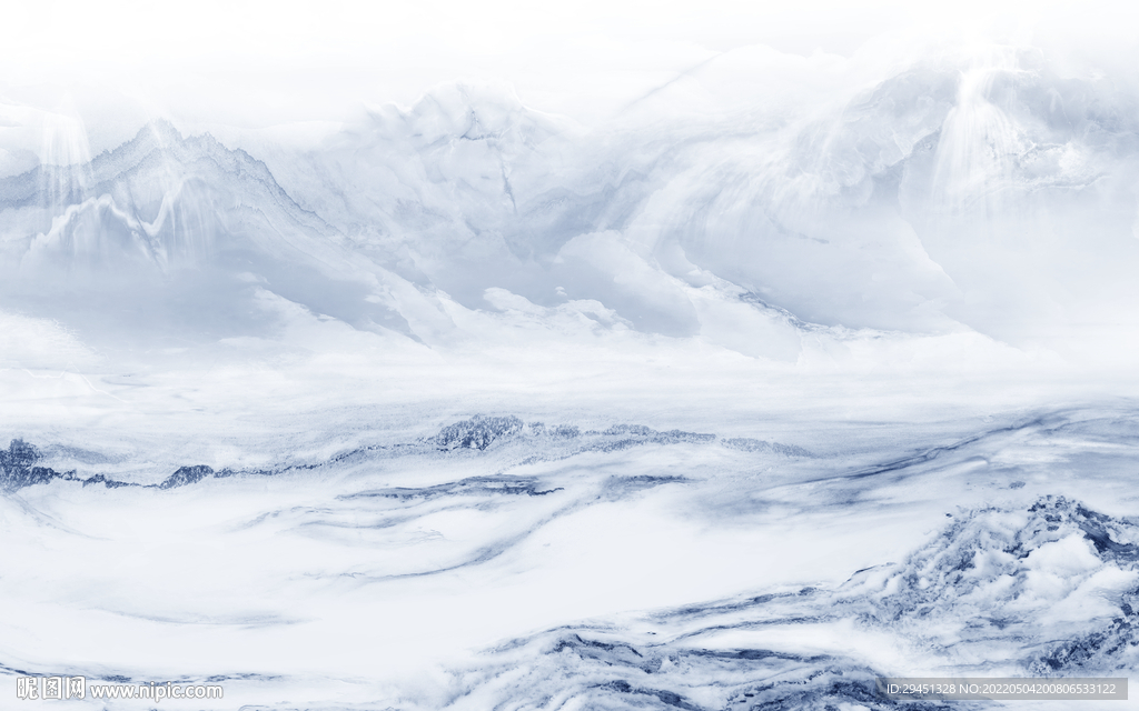 石纹 爆款现代山水 tif分层