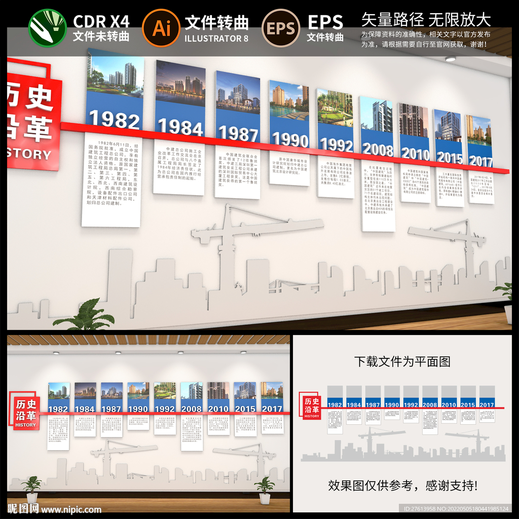 企业发展历程文化墙