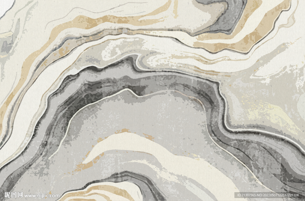 侘寂ins风地毯 北欧抽象地毯