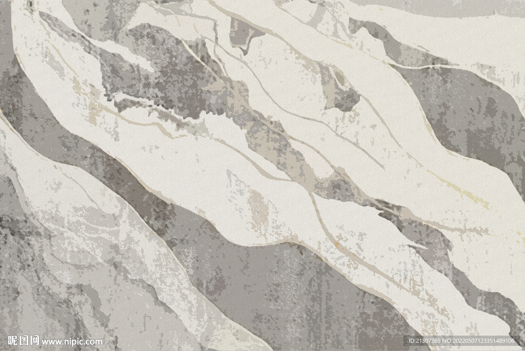 侘寂ins风地毯 北欧抽象地毯