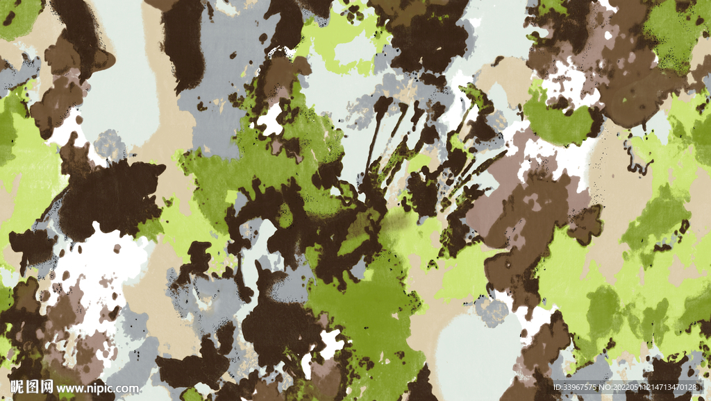 数码 印花 循环 效果 花朵 