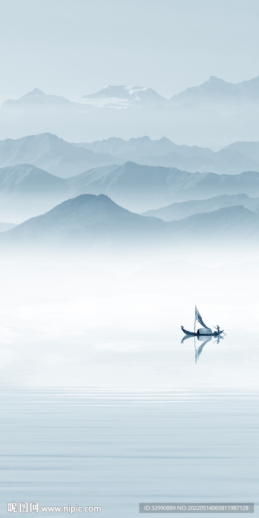 别墅玄关风景山水 TIF分层