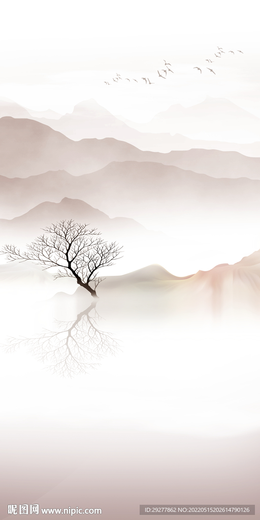 新上架风景山水玄关 TIF分层