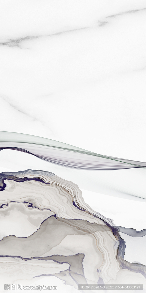 最新高端玄关山水 TIF分层