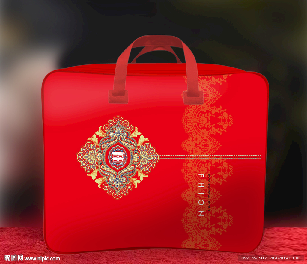 家纺被子包装(平面展开图）