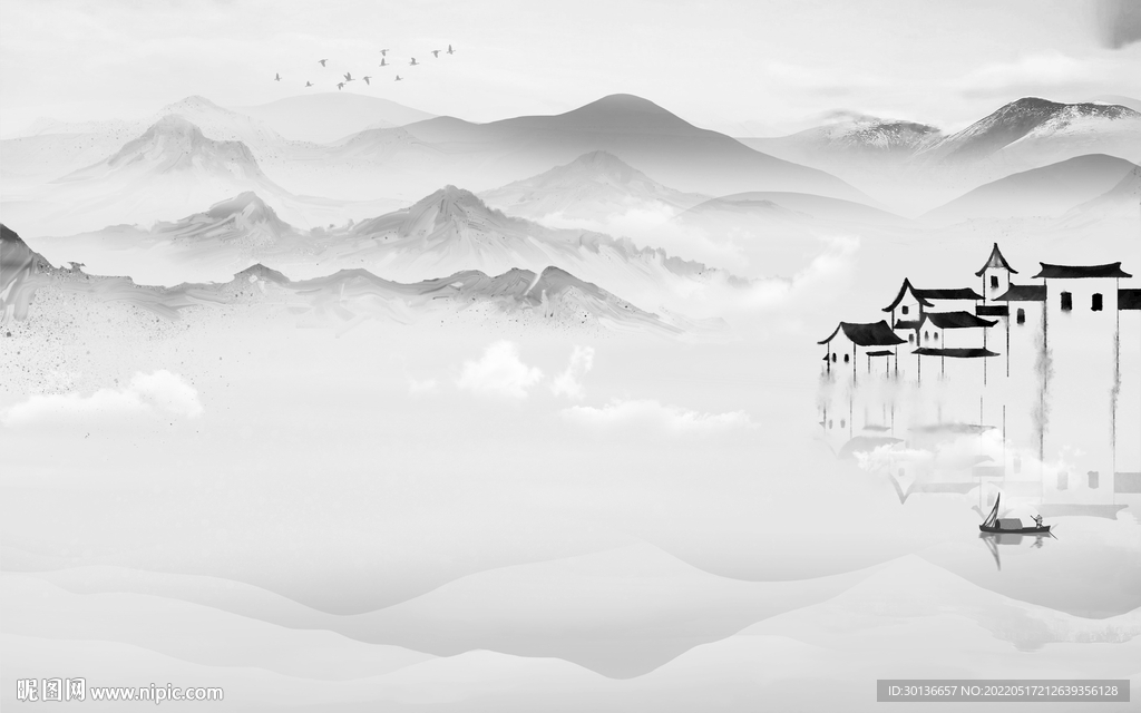 江南最新山水大图 tif分层