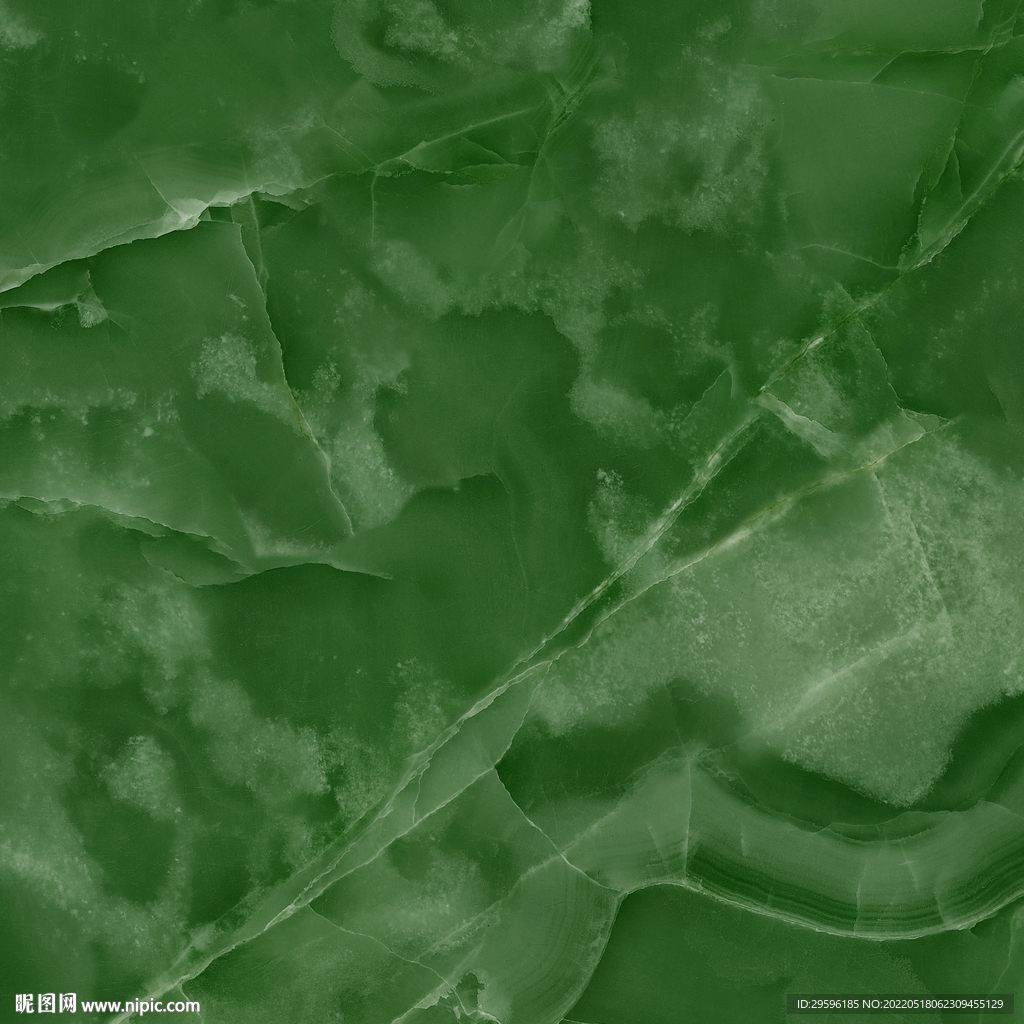 深绿 天然奢华石材 TIF合层