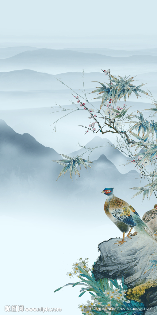 中式背景新画玄关 TiF分层