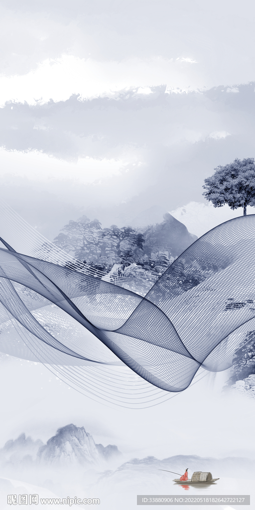 简约最新玄关新画 TIf分层