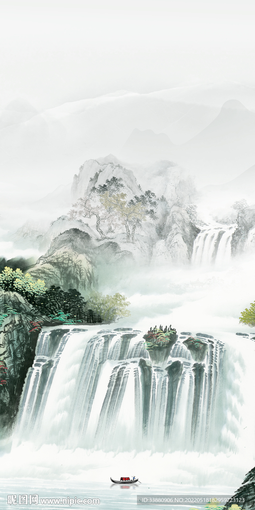 中国风最新玄关新画 TIf分层