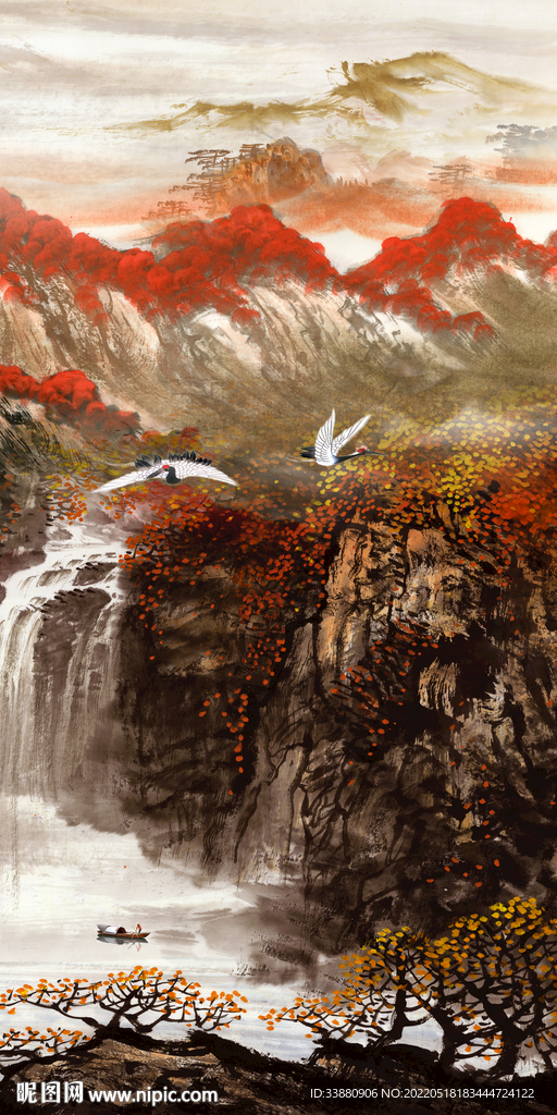 高清 无框新玄关画 TIf分层