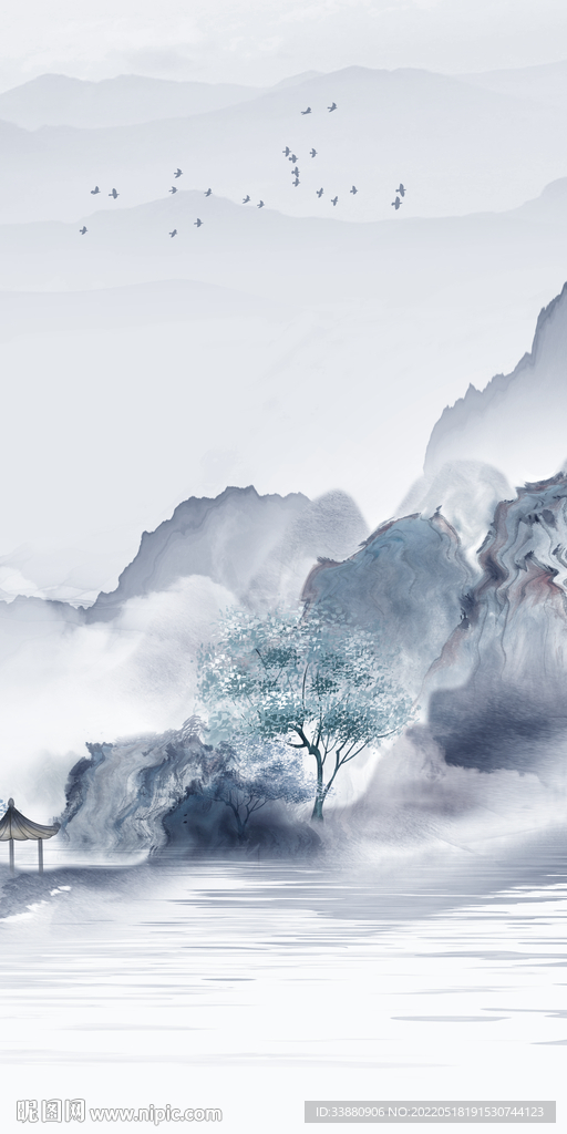 新上架无框新玄关画 TIf分层