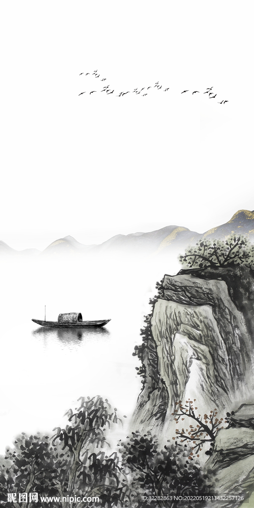 简约 中式高档玄关 Tif分层