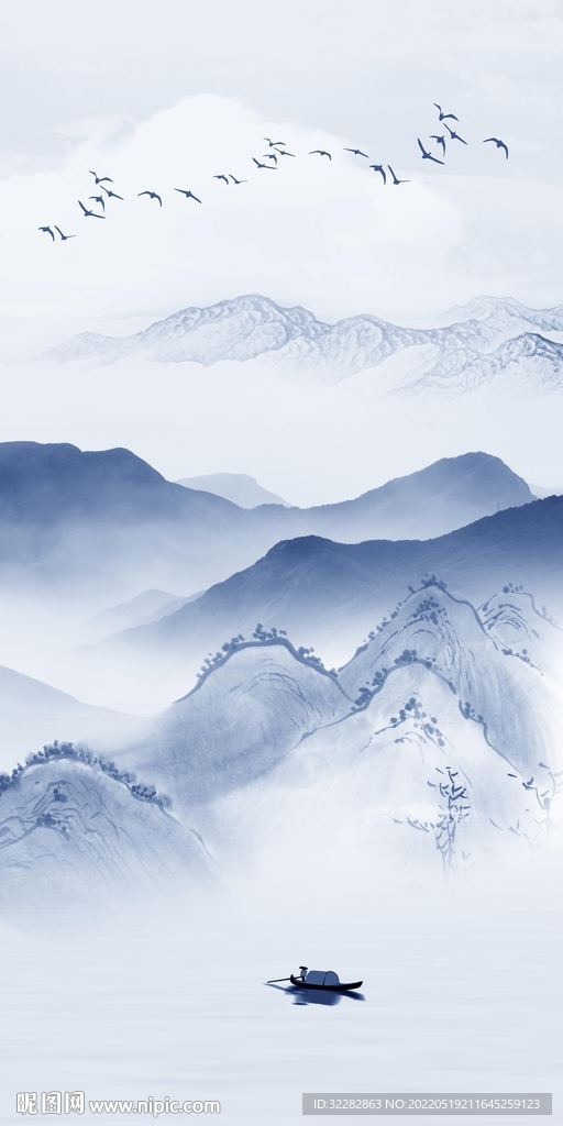 中国风高档新款玄关 tif分层