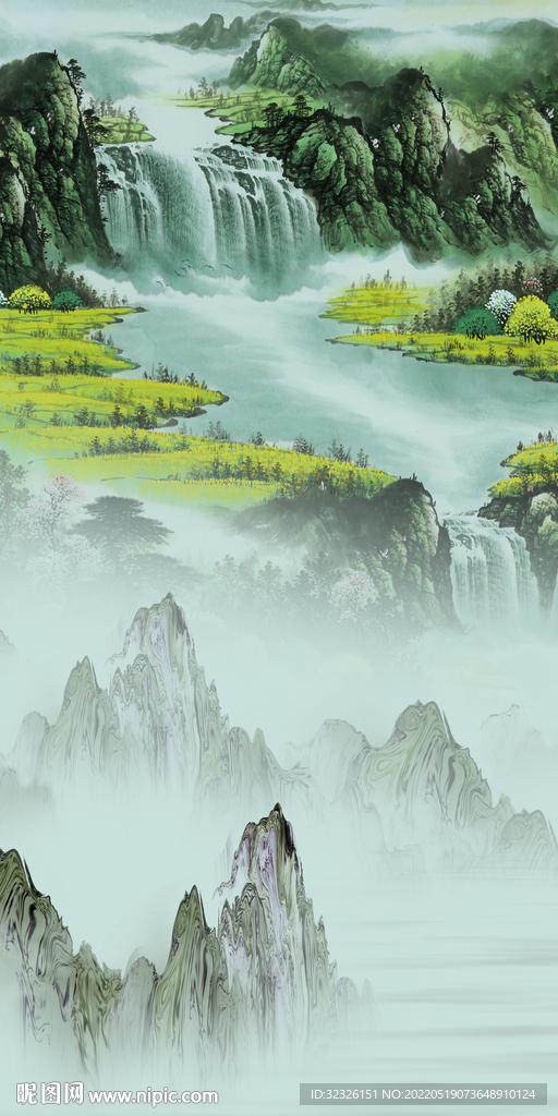 新中式新款高清玄关 TiF分层