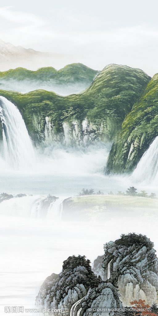 最新高档背景玄关 TiF分层