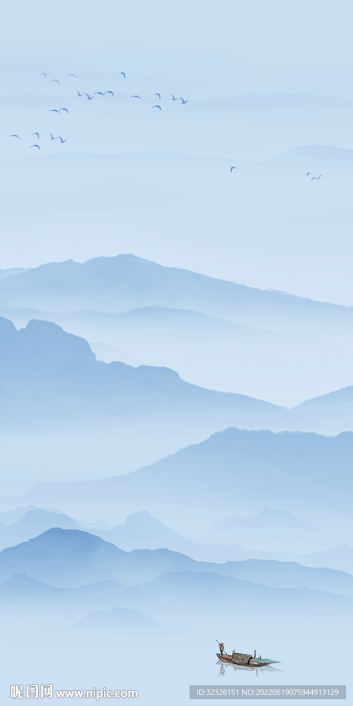 现代 高档背景玄关 TiF分层