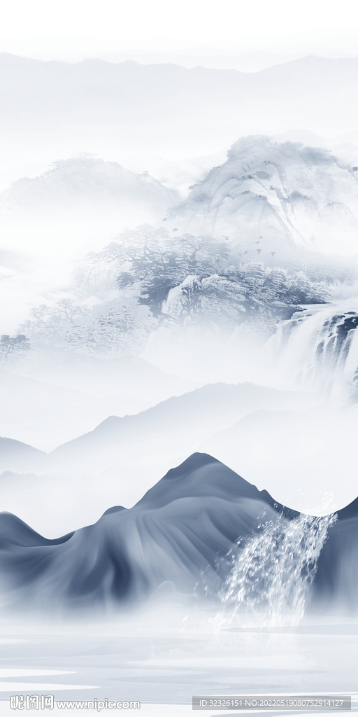 高清 高档背景玄关 TiF分层